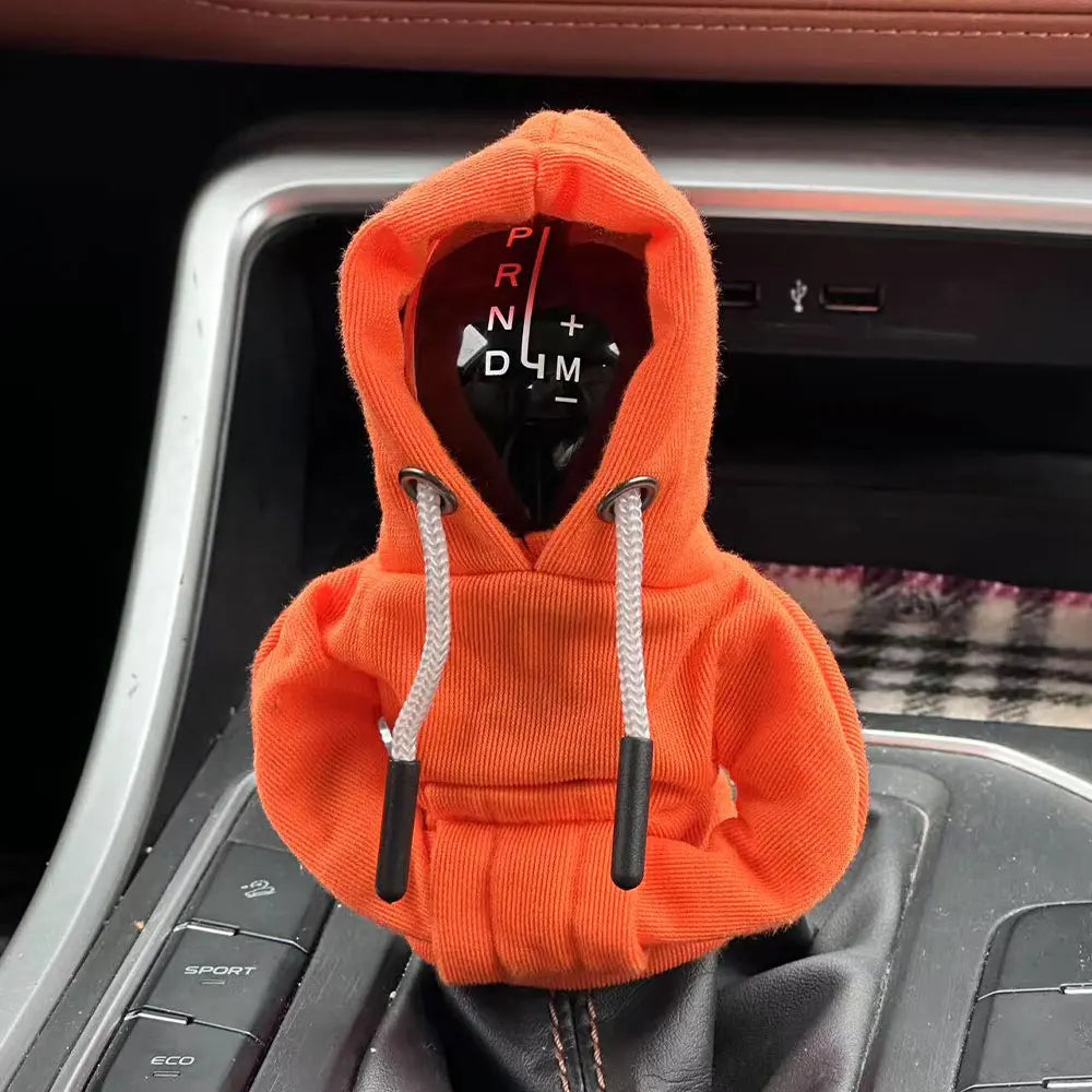 Gear Shift Mini Hoodie Cover Shift Cover Gear Handle Decoration Fits Manual Automatic Universal Car Shift Lever Interior Decor Beauty World Shop