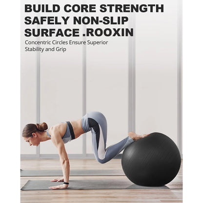 Yoga Ball Balance Ball Pilates Accessories Home Fitness Equipment Pregnant Women Rehabilitation Exercise Yoga Ball 55/65/75/85cm Beauty World Shop