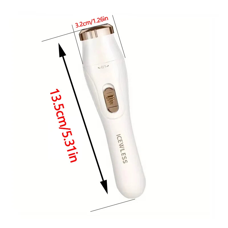 Women Electric Shaver Waterproof Painless Hair Trimmer for Bikini Body Legs Face Underarms Hair Removal Cordless Beauty World Shop