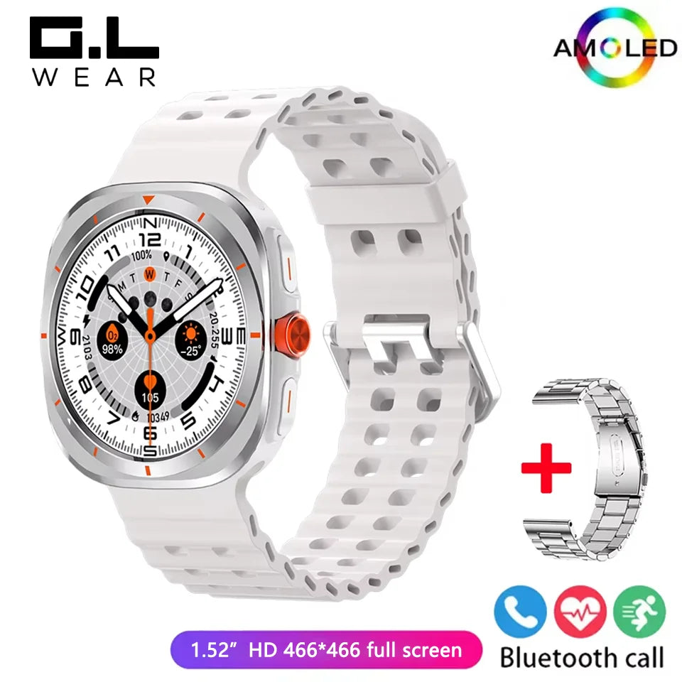 G.L Wear 2025 New Smartwatch for Men Heart Rate Monitoring Bluetooth Calling Fitness Tracking Pedometer Men's Smartwatch Beauty World Shop