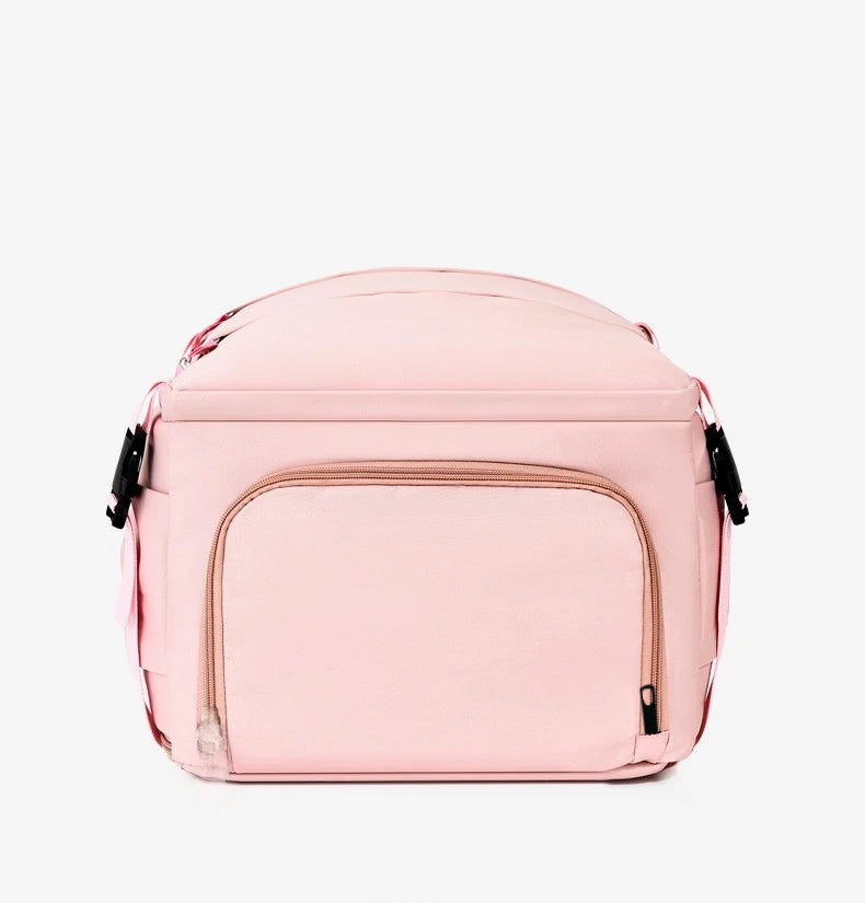 Lightweight Large Travel Backpack, Solid Color Minimalist Multifunctional Student School Bag Beauty World Shop