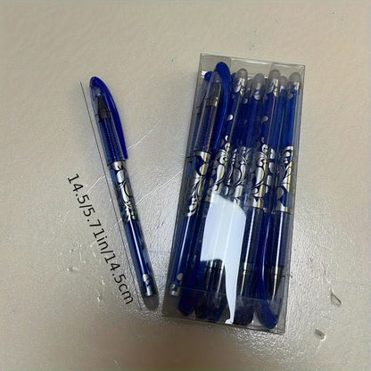 Boxed Multicolor Erasable Gel Pens, Medium Tip 0.5mm, Smooth Writing, Suitable for Office and Everyday Use, Christmas Present Beauty World Shop