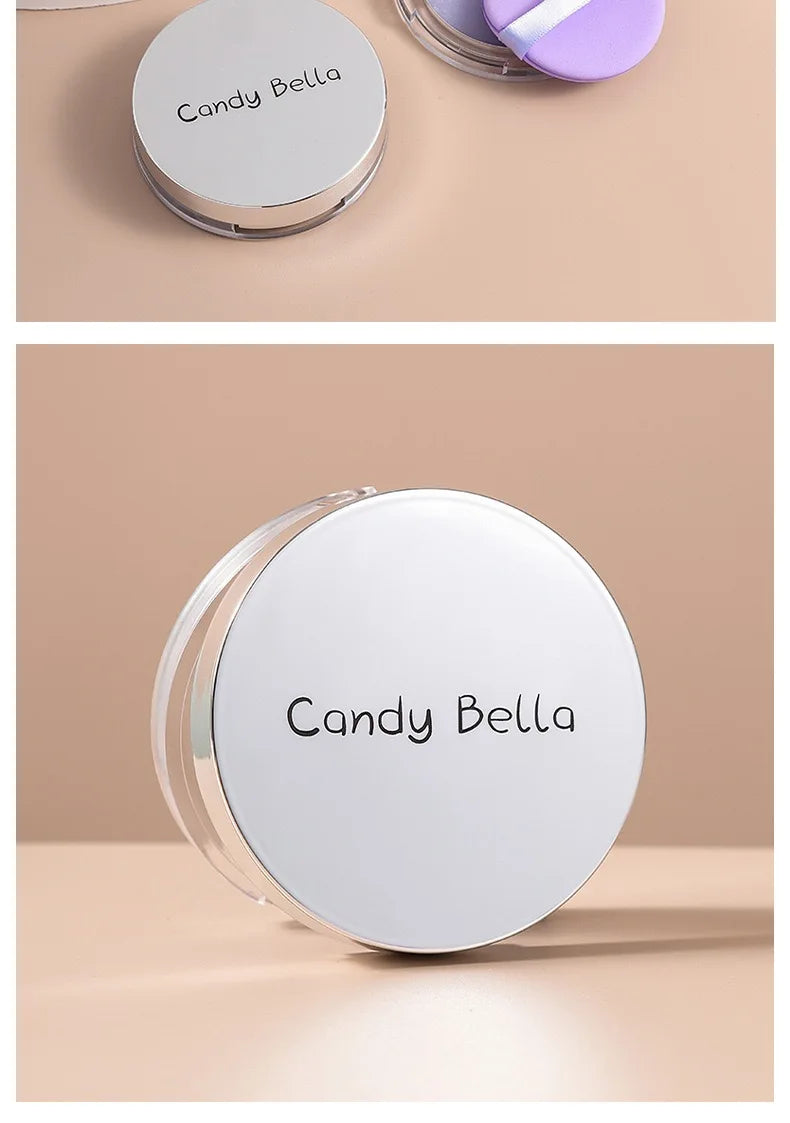 1PC Candy Bella Violet Cream To Powder Skin-friendly Skin Natural Face Long Lasting Oil-controlling Contouring Powder Cosmetics Beauty World Shop
