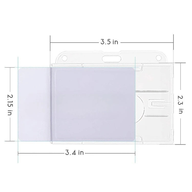 1 Pcs Aluminum Alloy Card Cover Case Bank Business Work Card Holder with ABS Retractable Badge Reel Credit ID Card Badge Bag Beauty World Shop