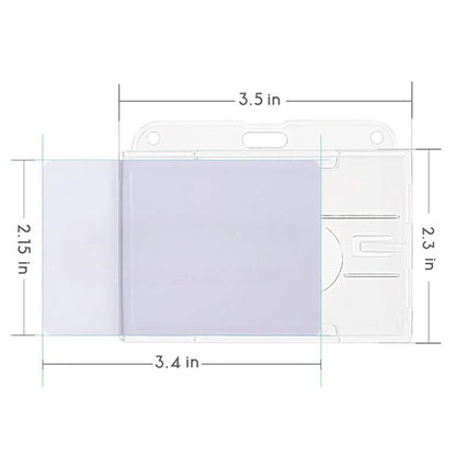 1 Pcs Aluminum Alloy Card Cover Case Bank Business Work Card Holder with ABS Retractable Badge Reel Credit ID Card Badge Bag Beauty World Shop