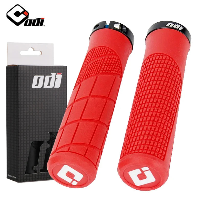 ODI Bicycle Handlebar Grip Lock On Mountain Bike Grip Soft Rubber MTB Cuffs 22.2mm Bicycle Handle Cover Non-slip Bike Handle Beauty World Shop