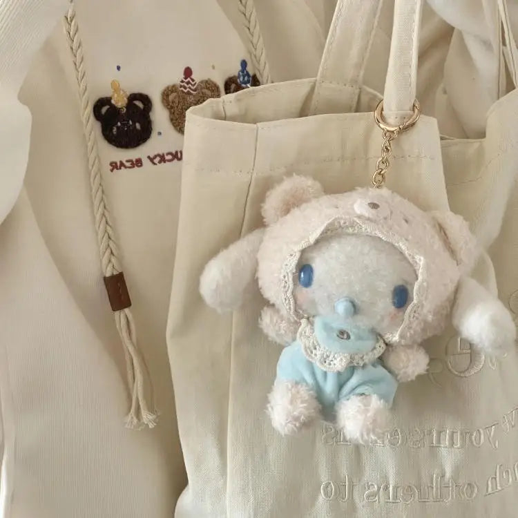 Kawai Latte Kuromi My Melody Cinnamoroll Nipple Baby 10Cm Plush Doll Pendant Ornaments Cute Gift Beauty World Shop