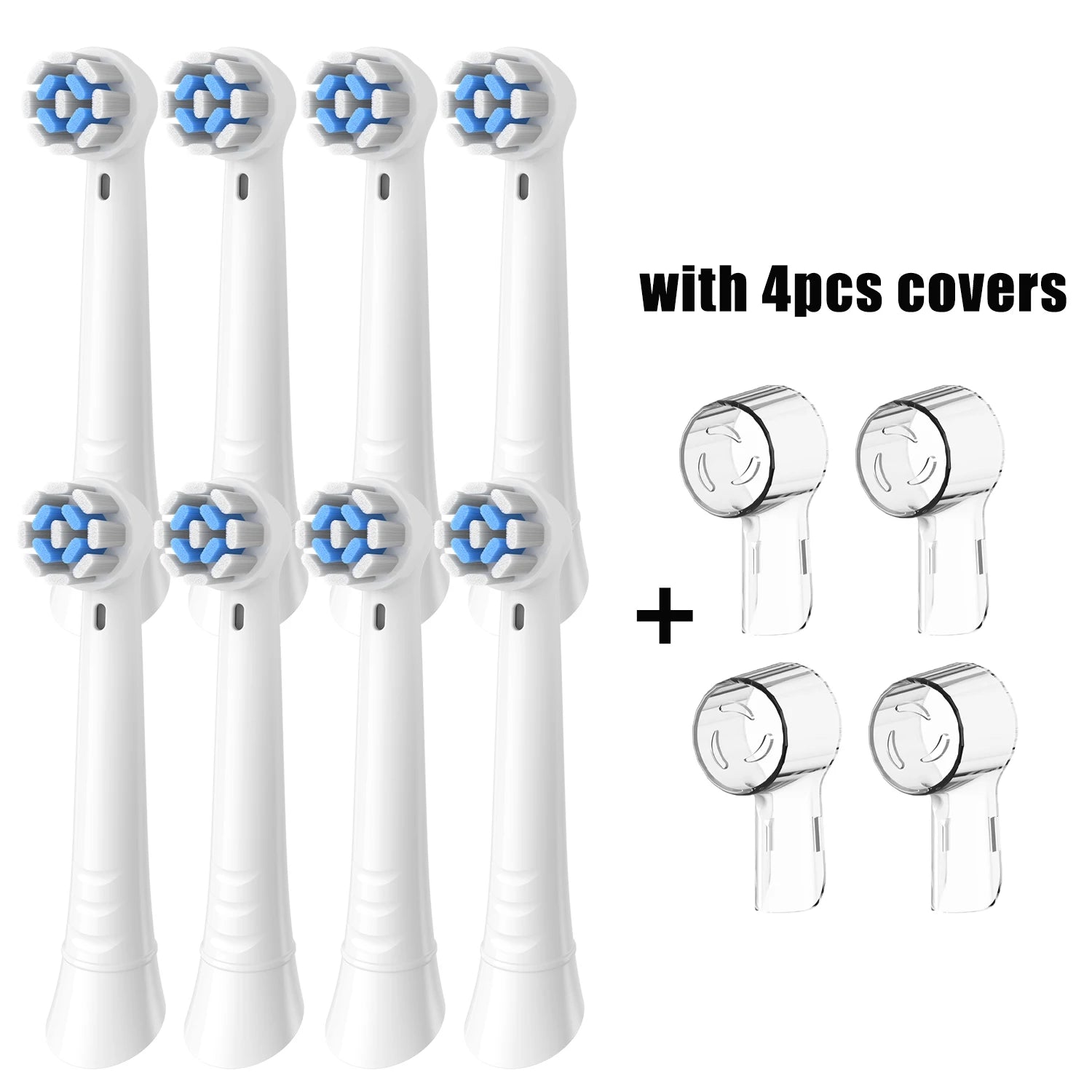 4/8/12/16 Pack Replacement Toothbrush Heads Compatible with Oral B iO, Brush Heads for Oral-B iO 2/3/4/5/6/7/8/9/10/7G Series Beauty World Shop