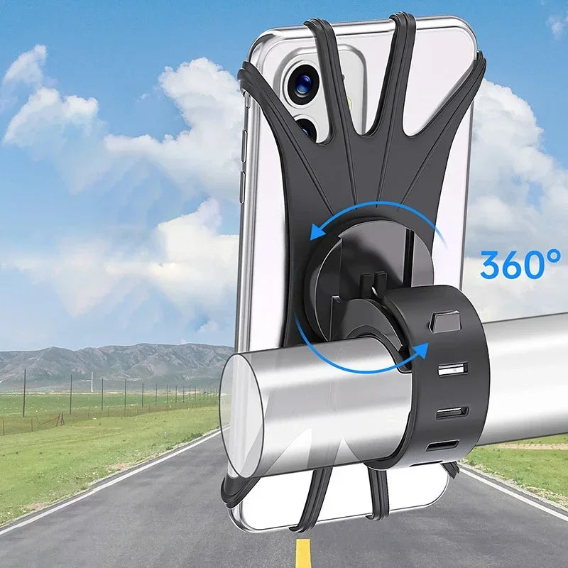 Bike Phone Holder Bicycle Mobile Cellphone Holder Motorcycle Stand Suporte Celular For iPhone Samsung Xiaomi Gsm Houder Fiets Beauty World Shop