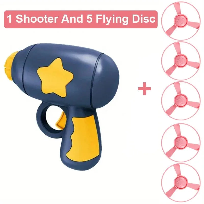 Funny Cat Toy Interactive Launch Pet Training Toy For Kitten Mini Flying Disc Shooting Gun Chasing Games Cat Toys Pet Supplies Beauty World Shop