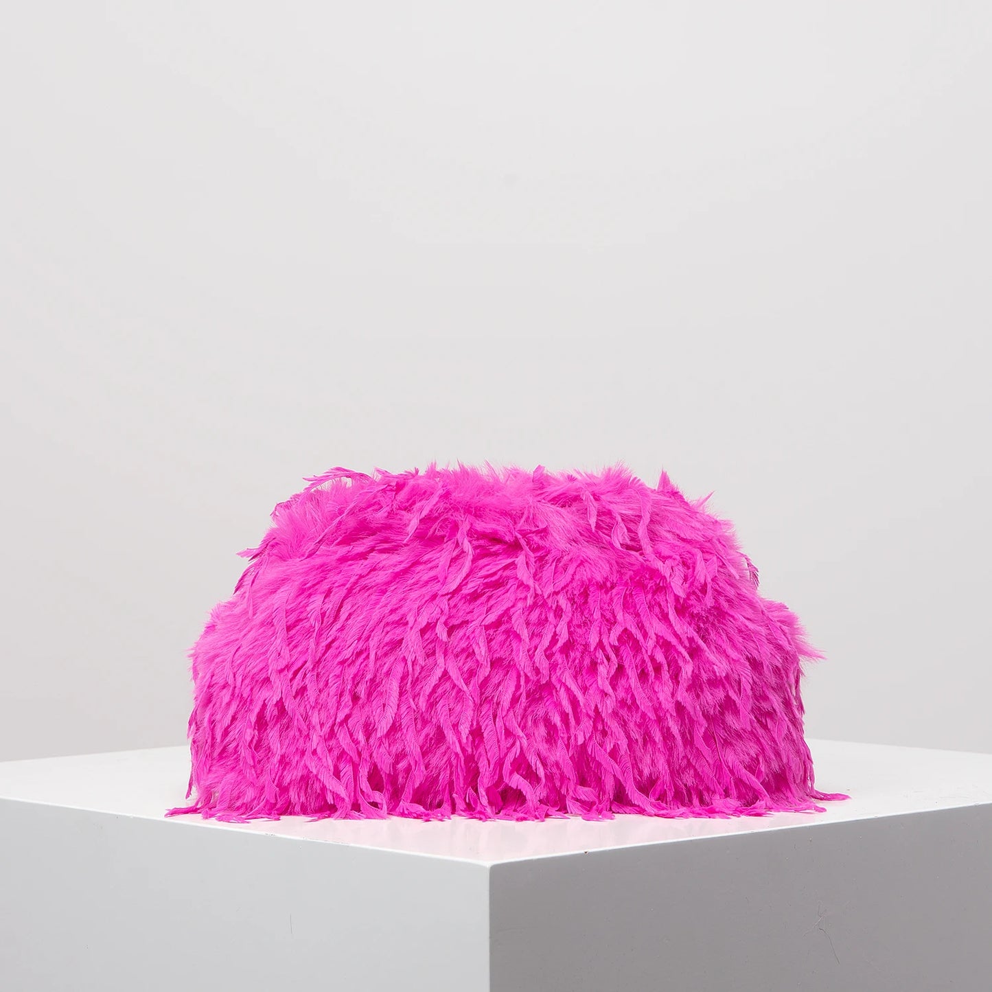 Dopamine-style clip bag, Y2K plush clutch bag, candy-colored women's purse, dinner dress clutch Beauty World Shop