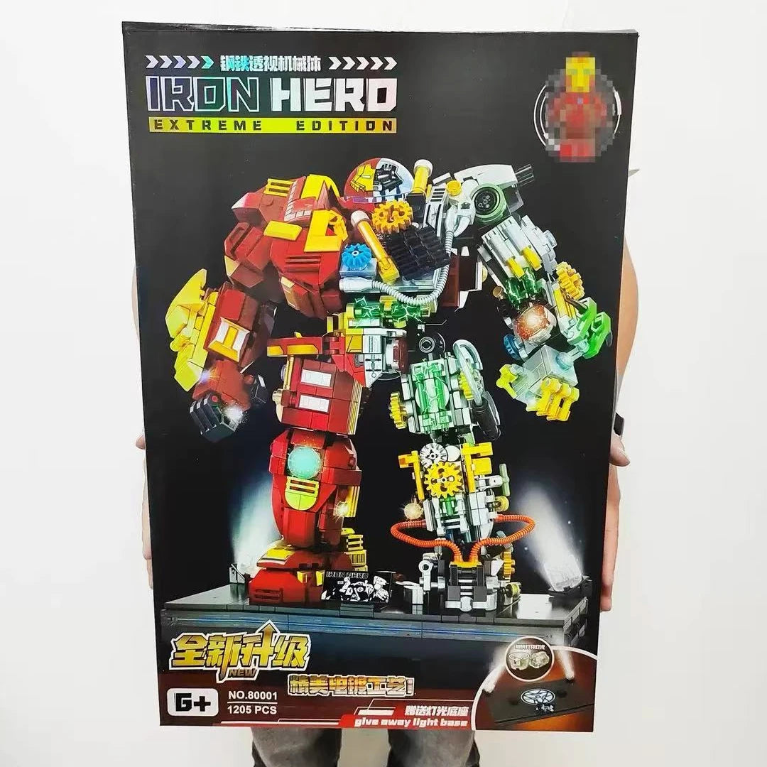 Variety Iron Heroes Blocks Action Figures Mark Building Sets Buster Mech DIY Brick Collectible Toys for Boys Adult Kids Gifts Beauty World Shop
