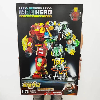 Variety Iron Heroes Blocks Action Figures Mark Building Sets Buster Mech DIY Brick Collectible Toys for Boys Adult Kids Gifts Beauty World Shop