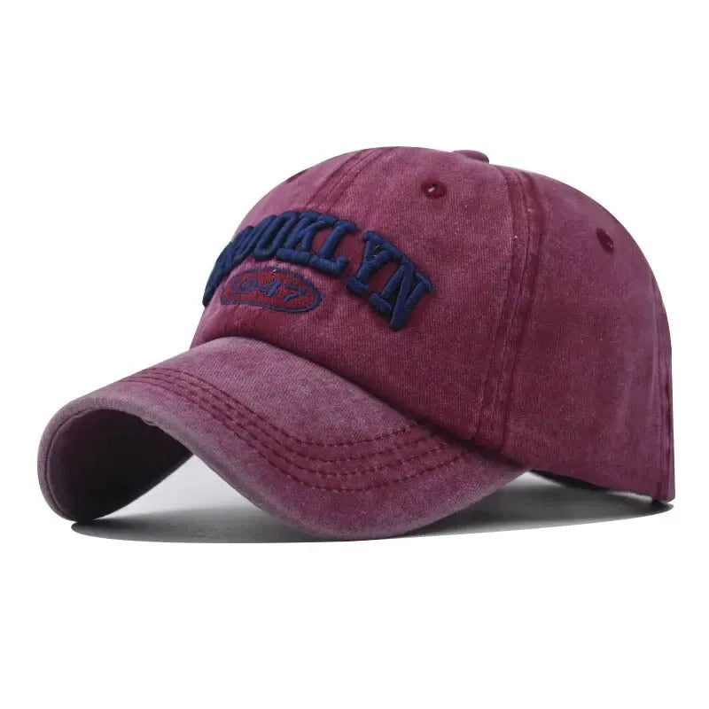 New Brooklyn Cotton Embroidered Baseball Hat Men'S And Women'S Hat Korean Version Hip-Hop Personality Cap Beauty World Shop