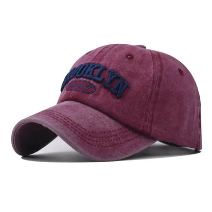 New Brooklyn Cotton Embroidered Baseball Hat Men'S And Women'S Hat Korean Version Hip-Hop Personality Cap Beauty World Shop