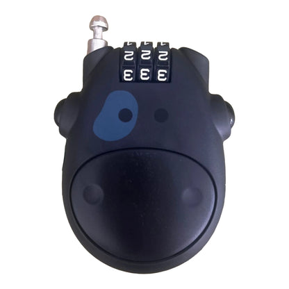 Bicycle Steel Cable Code Lock Suitcase Car Sled Telescopic Wire Rope Lock Bicycle Helmet High-precision Code Wheel Password Lock Beauty World Shop