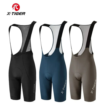 X-TIGER Cycling Bib Pants 120 High Density Cushion Men's Cycling Shorts Road Bike MTB Cycling Pants Sports Fitness Casual Pants Beauty World Shop