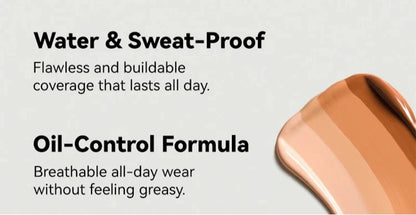 Face Foundation Cream Oil-Control Matte BBCream Waterproof Lasting Concealer Liquid Full Coverage Matte Base Professional Makeup Beauty World Shop