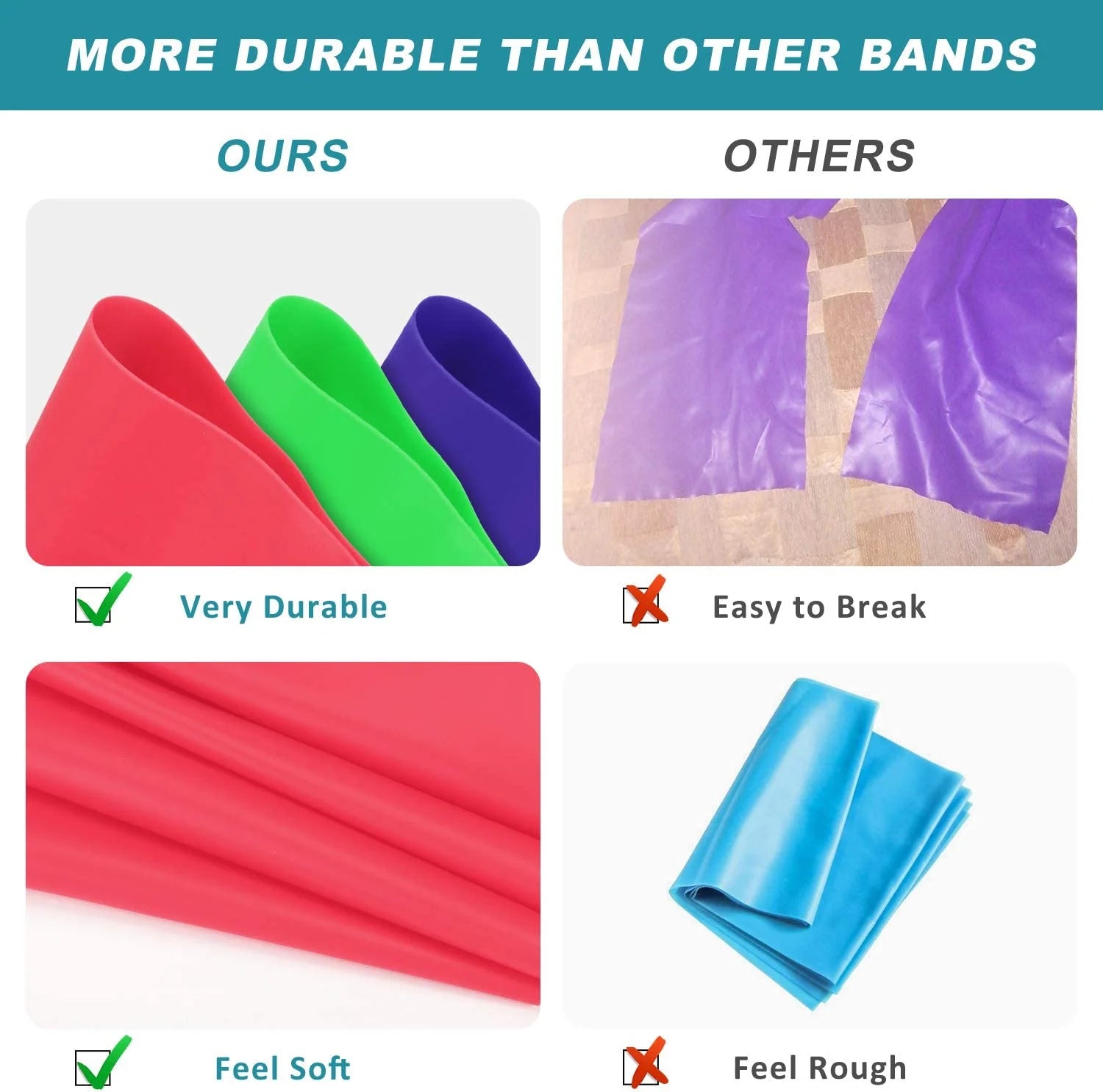 Long Training Stretch Bands Yoga Pilates Resistance Band for Physical Lower Body home Strength Elastic Exercise Bands Beauty World Shop