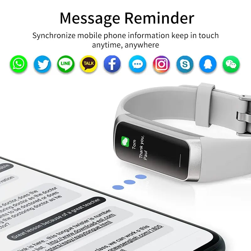 LIGE Amoled Smart Watch Men 2023 Smart Band Women Heart Rate Blood Smartwartch Waterproof Smart Bracelet Sport Fitness Tracker Beauty World Shop