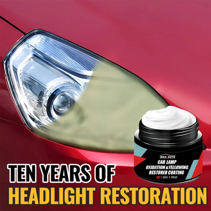 Car Headlight Restoration Polishing Kit - Scratch Remover & Oxidation Cleaner Repair Paste for Headlamp Assembly Beauty World Shop