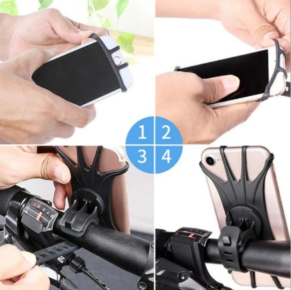 Bike Phone Holder Bicycle Mobile Cellphone Holder Motorcycle Stand Suporte Celular For iPhone Samsung Xiaomi Gsm Houder Fiets Beauty World Shop
