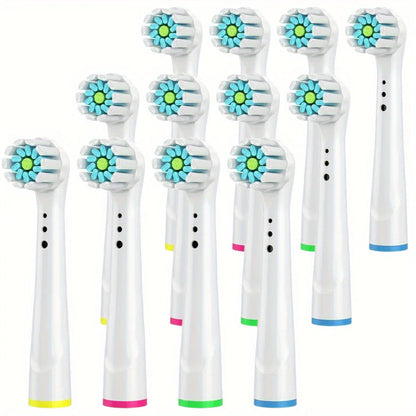 4/12/16/20 Pcs Replacement Toothbrush Heads Compatible with Oral-B Braun Professional Electric Toothbrush Heads Brush Heads Beauty World Shop