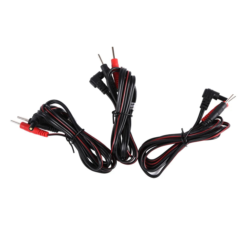 Electrode Lead Wires TENS Conductive Standard Pin for Ems Massage Electrode Pad Standard Pin  Digital Tens Machine Health Care Beauty World Shop