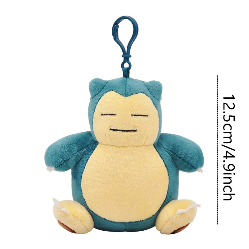 Anime Pokemon Pikachu Mew Psyduck Squirtle Bulbasaur Kawaii Stuffed Plush Toys School Bag Backpack Pendant Doll Keychain Gift Beauty World Shop
