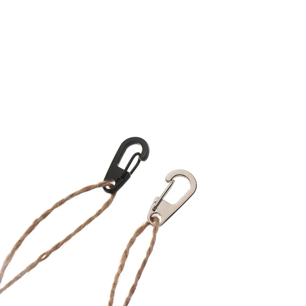 4/10Pcs Carabiner D-Ring Key Chain Spring Clips Mini Aluminium Alloy Hang Buckle Survival EDC Gear Outdoor Camping Keyring Tool Beauty World Shop
