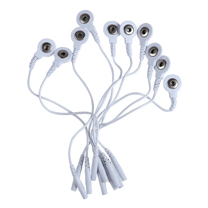Short Cables Wires 3.5mm Plug Hole 2.0mm Machine Use Adapter Tieline for Muscle Stimulator Massage Therapy Electrode Wires Beauty World Shop