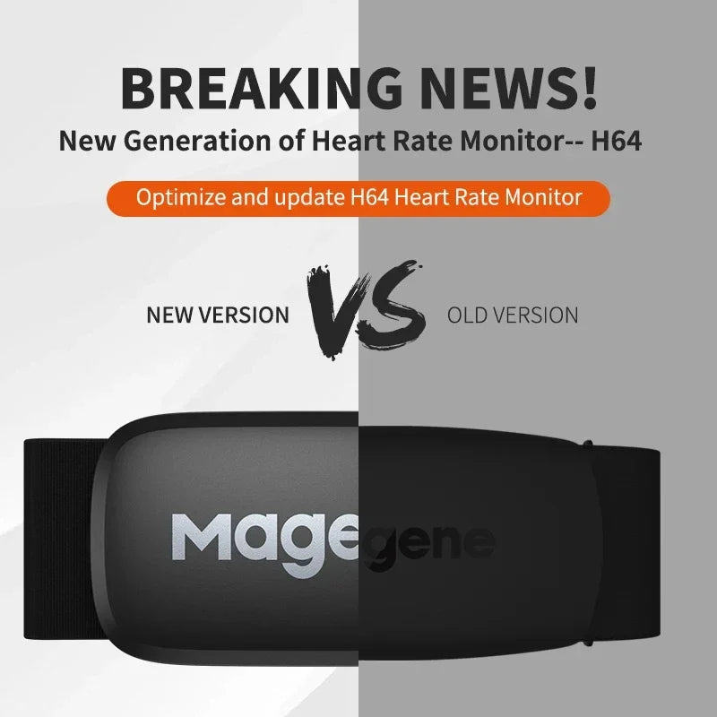 Magene H303 H64 Heart Rate Monitor Mover Sensor Dual ANT Bluetooth With Chest Strap Cycling Computer Bike Wahoo Garmin Sports Beauty World Shop