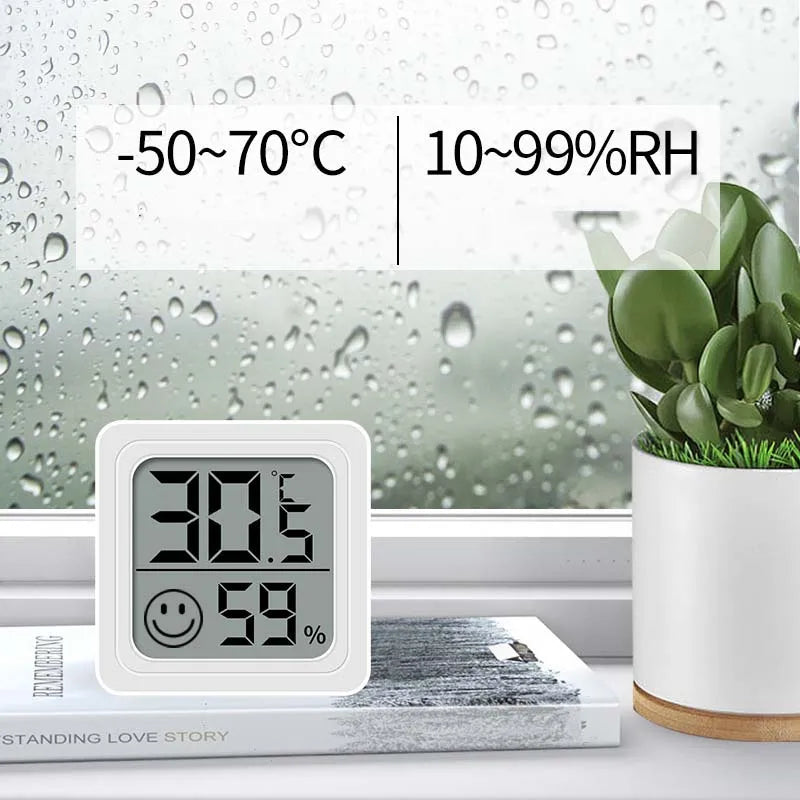 LCD Digital Thermometer Hygrometer Indoor Room Electronic Temperature Humidity Meter Sensor Gauge Weather Station For Home ﻿ Beauty World Shop