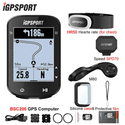 IGPSPORT BSC200 GPS Cycle bike Computer Wireless Speedometer Bicycle Digital ANT+ Route Navigation Stopwatch Cycling Odometer Beauty World Shop