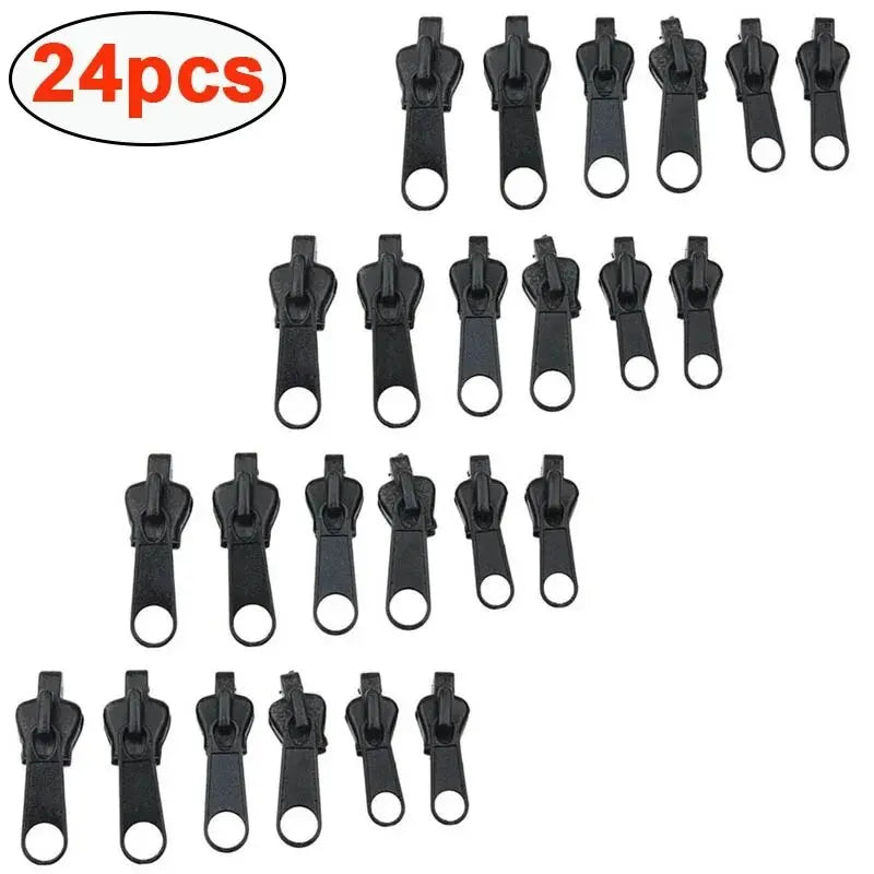 3 Sizes Universal Instant Fix Zipper Repair Kit Replacement Zip Slider Teeth Rescue Sewing Clothes Bag Zippers Tool Accessories Beauty World Shop