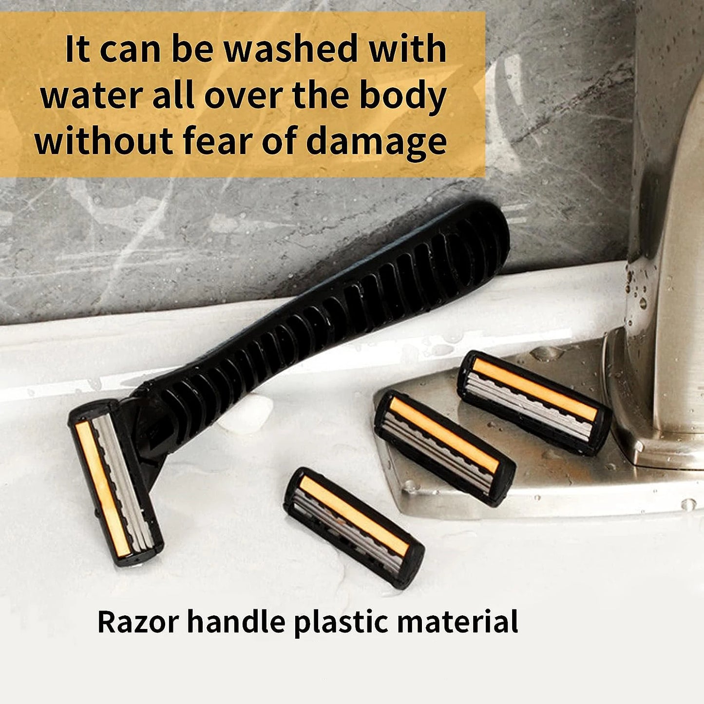 Shaver Brand New Design Men Razor Shaving two Layer Shaver Reusable Razor Imported Blade Multi Tool Head Change Beauty World Shop