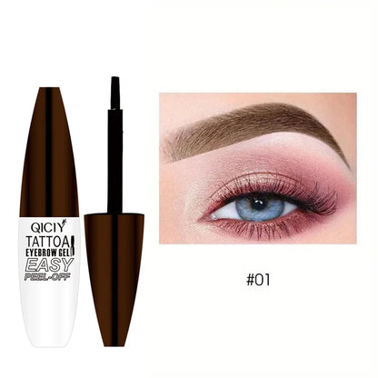 Lasting 3 Days Tattoo Easy Peel Off Eyebrow Gel Cream Types Long-Lasting Smudge-Proof Sweat Resistant  Waterproof Cosmetics Beauty World Shop