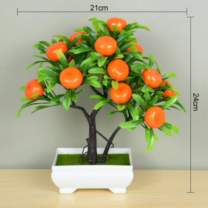 Artificial Plants Bonsai Small Tree Pot Fake Plant Flowers Potted Ornaments For Home Room Table Decoration Hotel Garden Decor Beauty World Shop