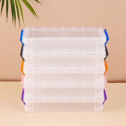 3/6-layer Paintbrush Box Watercolor Detachable Pen Storage Box Color Multi-function Stationery Organizer School Supplies Beauty World Shop