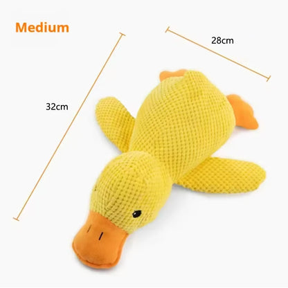 Cute dog Toy Stomping Duck Bite Resistant Grinding Teeth Cleaning Large Dog Interactive Entertainment Puppy Boredom Plush Toy Beauty World Shop