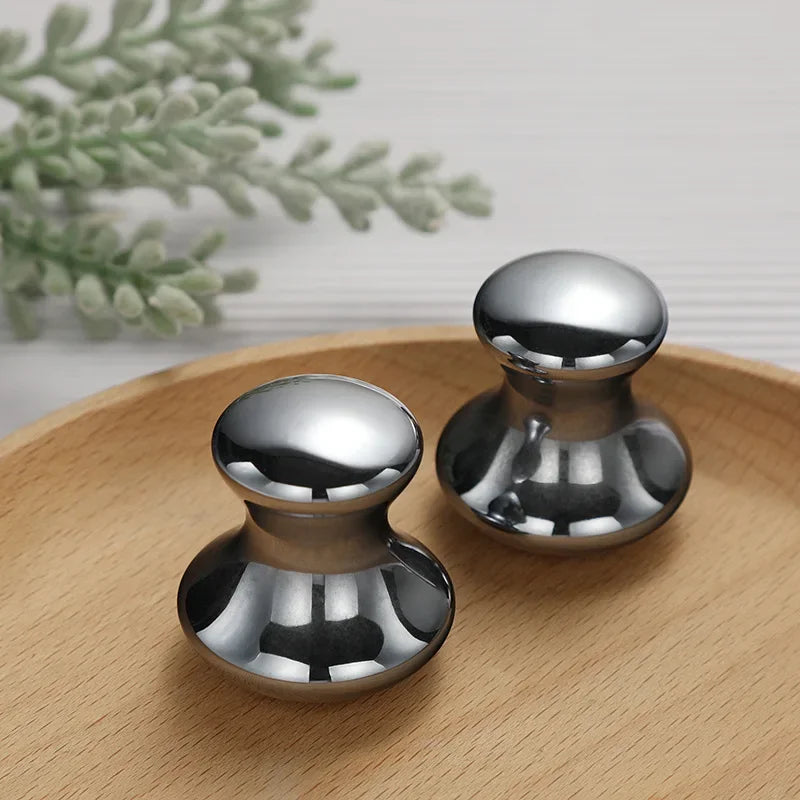 Gua Sha Face Massage Beauty Tool Mushroom Shape Terahertz Energy Stone Guasha Scraping Facial Massager for Spa Body Relaxing Beauty World Shop