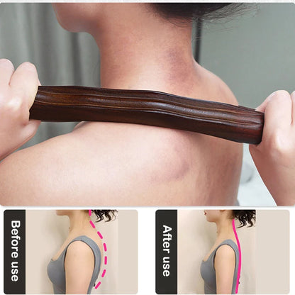 1PC Massage Guasha Scraping Stick Tools Back Shoulder Neck Waist Leg Massager Tools Natural Wood Fast Gua Sha Beauty World Shop