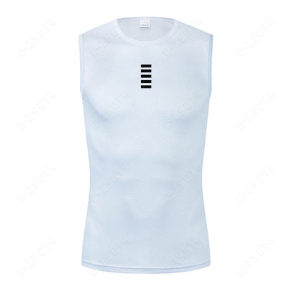 Cycling Base Layer Reflective Underwear White Cycling Jersey Sport Vest Men Undershirt Quick Dry Elastici Vest Road Bike Jersey Beauty World Shop