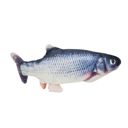 Cat Toys Fish USB Charger Fish Interactive Electric Floppy Fish Cat Toy Realistic Pet Cats Chew Bite Toys Pet Supplies Cats Dog Beauty World Shop