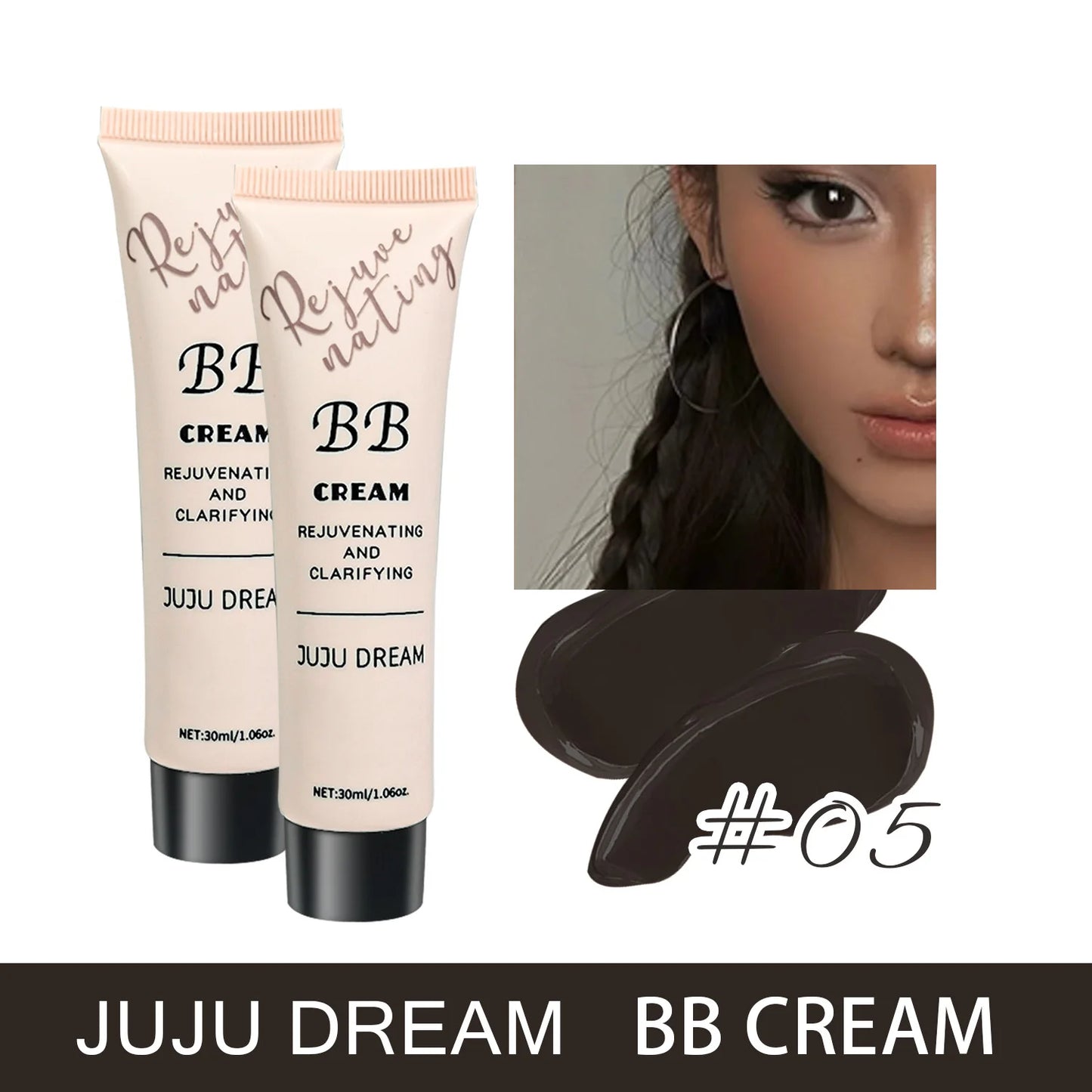 BB cream, isolation cream, liquid foundation, moisturizing, oil control, long-lasting makeup, milk, dry skin, and no powder Beauty World Shop
