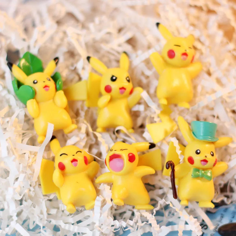 18pcs/set Pokemon Pikachu Action Figure Animation Cute Doll Collection PVC Model Toys Beauty World Shop