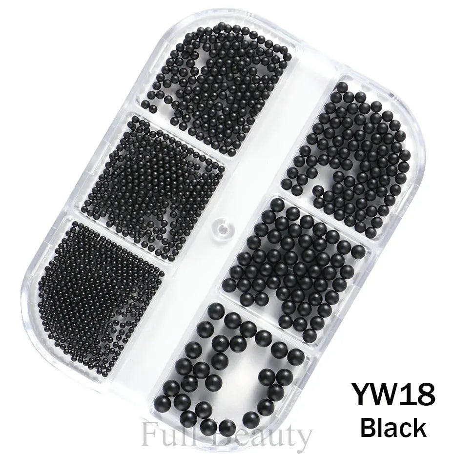 6Grids Metallic Rivet Punk Nail Charm Gold/Silver/Black Cone Spike Studs Nail Art Jewels Aolly Mini Rivet Studs Nail Supplies Beauty World Shop