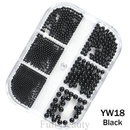 6Grids Metallic Rivet Punk Nail Charm Gold/Silver/Black Cone Spike Studs Nail Art Jewels Aolly Mini Rivet Studs Nail Supplies Beauty World Shop
