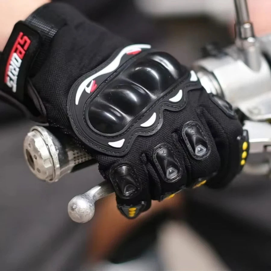 Motorcycle Gloves Full Finger Protective Outdoor Knight Sports Breathable Racing Cycling Street Riding Fitness Gloves Beauty World Shop