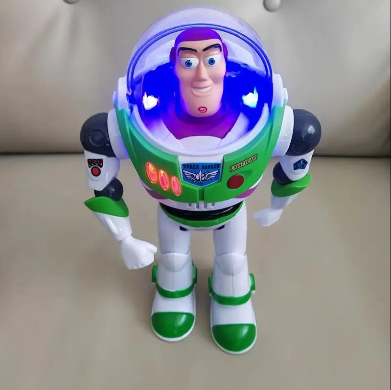 Toy Story Buzz Lightyear Model Toys Pixar Electric Walking Robot Doll Action Figure Toy Birthday Gift Toys Model For Children Beauty World Shop